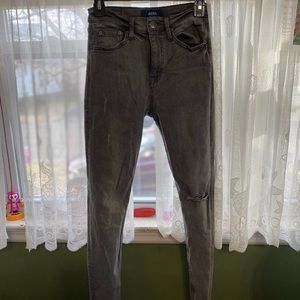 Dark Gray Aeropostale Skinny Jeans